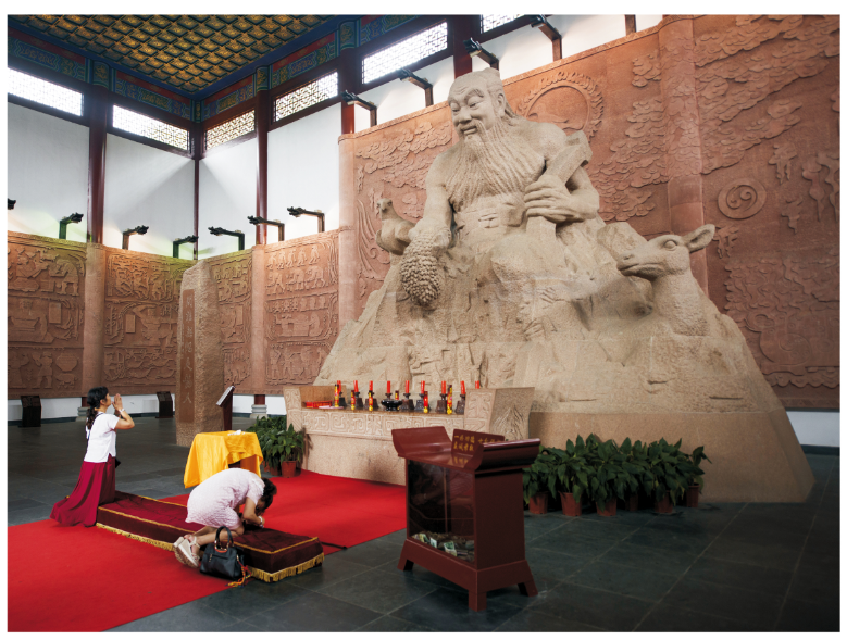 Statue of Emperor Yan of Zhuzhou, Hunan