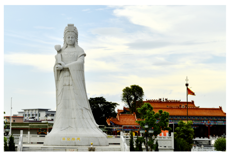 Stone statue of Mazu in Zhongshan, Guangdong