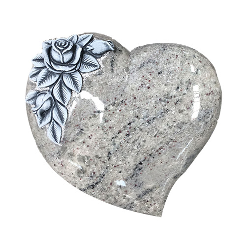 Heart shaped statue
